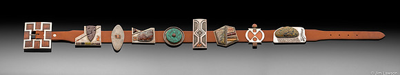 FulkersonConcho Belt_Brn