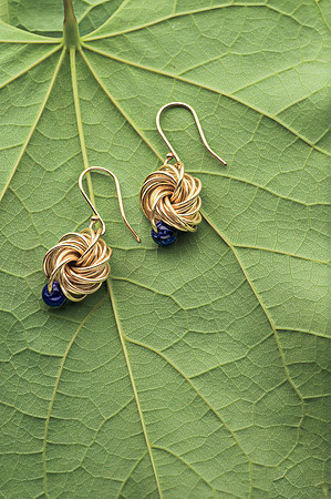 Earrings 0n Leaf