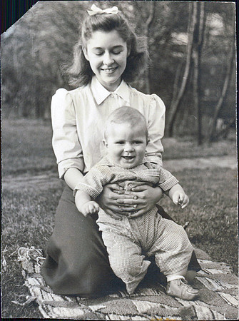 My mom and Jed.